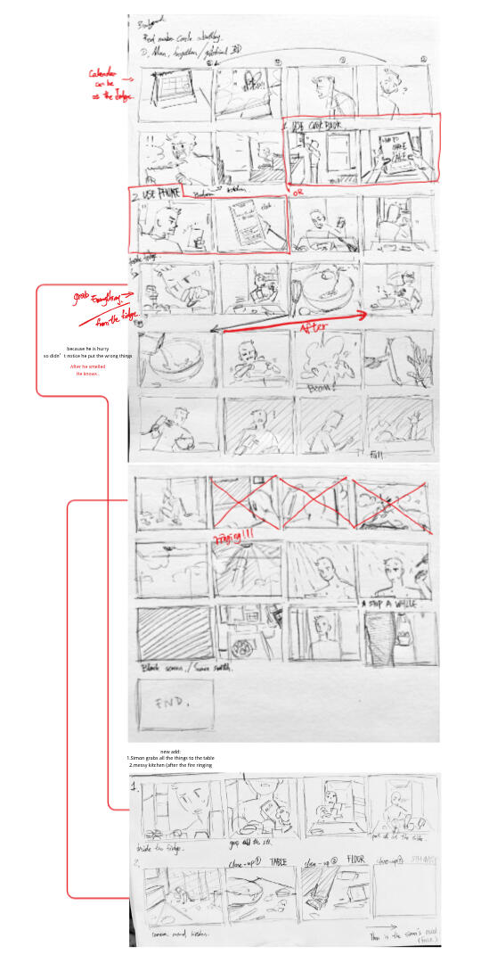 Saki's Note-Taking Storyboard
