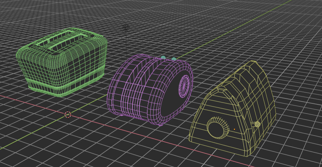a bunch of toasters
