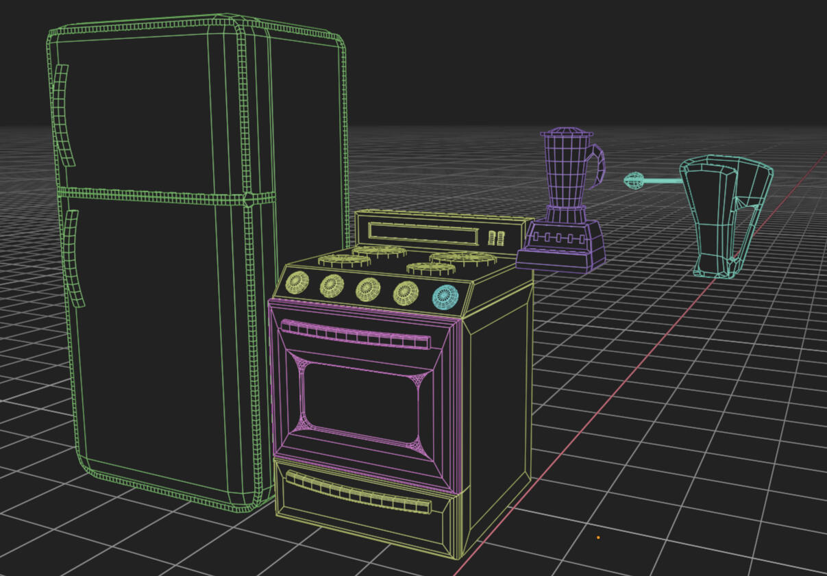 First Blender Models